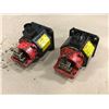 Image 2 : (2) FANUC A06B-0101-B178 AC SERVO MOTOR