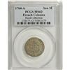 Image 1 : 1764-A SOU M French Colonies Sou Marque MS63 PCGS. Vla
