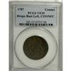 1787 COPPER Connecticut Copper, CONNFC VF35 PCGS. Mill