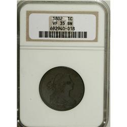 1802 1C No Stems VF35 NGC. S-241, B-20, R.1. This popu