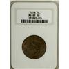 Image 1 : 1818 1C MS65 Red and Brown NGC. N-10, R.1. The popular