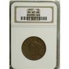 Image 1 : 1827 1C MS61 Brown NGC. N-5, R.2. Noyes Die State A. C