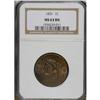 Image 1 : 1831 1C Large Letters MS63 Brown NGC. N-7, R.1. Well s