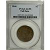 1846 1C Tall Date AU55 PCGS. N-12, R.1. Grellman Die S