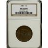 Image 1 : 1851 1C MS66 Brown NGC. N-7, R.1. This splendid Premiu