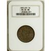 Image 1 : 1851/81 1C MS64 Brown NGC. N-3, R.1. Grellman Die Stat