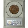 Image 2 : 1855 1C Slanting 5s MS65 Red and Brown PCGS. N-10, R.1