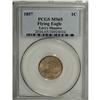 Image 3 : 1857 1C MS65 PCGS. Ex: Larry Shapiro. One of the most