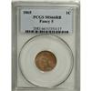 Image 1 : 1865 1C Fancy 5 MS66 Red and Brown PCGS. A lovely exam