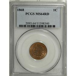 1868 1C MS64 Red PCGS. While the 1868 has a high busin