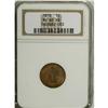 Image 1 : 1878 1C MS65 Red and Brown NGC. Lovely golden-orange t