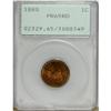 Image 1 : 1880 1C PR65 Red PCGS. A needle-sharp Gem with moderat