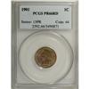 Image 1 : 1901 1C PR66 Red PCGS. A radiant Gem proof that displa