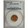 Image 1 : 1909 VDB 1C MS67 Red PCGS. Intense mint frost radiates