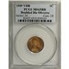 Image 3 : 1909 1C VDB Doubled Die Obverse MS65 Red PCGS. Breen-2