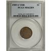 Image 1 : 1909-S VDB 1C MS62 Brown PCGS. A bluish-brown tint is