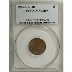 1909-S VDB 1C MS63 Brown PCGS. An interesting coin and