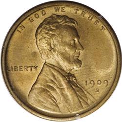 1909-S VDB 1C MS64 Red PCGS. The initials are needle-s