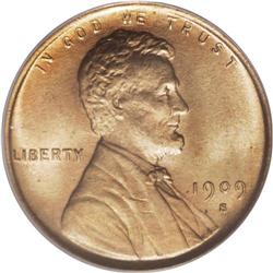 1909-S VDB 1C MS65 Red PCGS. The surfaces of this shim