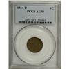 Image 1 : 1914-D 1C AU50 PCGS. Smooth and well detailed, with un