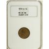 Image 1 : 1919-S 1C MS65 Red and Brown NGC. Despite the high min