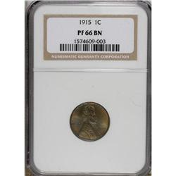 1915 1C PR66 Brown NGC. Beautifully detailed on all of