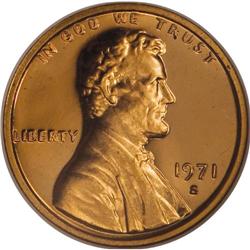 1971-S 1C Doubled Die Obverse, Type One, FS-033 PR68 R