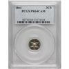 Image 1 : 1861 3CS PR64 Cameo PCGS. A deeply reflective proof st