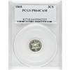 Image 1 : 1868 3CS PR64 Cameo PCGS. By this late in the series,