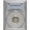Image 1 : 1867 3CN PR64 Cameo PCGS. A brilliant and noticeably c