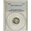 Image 1 : 1878 3CN PR66 Cameo PCGS. Radiant silver-white surface