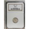 Image 1 : 1883 3CN PR67 NGC. The slate-gray surfaces show just a