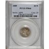 Image 1 : 1889 3CN PR66 PCGS. RPD-001. The date is repunched bel
