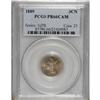 Image 1 : 1889 3CN PR66 Cameo PCGS. Fully struck, as one would e