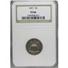 Image 1 : 1871 5C PR66 NGC. A Premium Gem survivor from the tiny