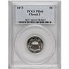 Image 1 : 1873 5C Closed 3 PR66 PCGS. The 1 in the date is light
