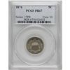 Image 3 : 1874 5C PR67 PCGS. The greenish silver-gray surfaces r