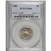 Image 1 : 1881 5C PR66 PCGS. An attractive example of this later