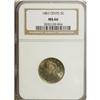 1883 5C With Cents MS66 NGC. Thick mint frost covers e