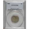Image 1 : 1885 5C XF40 PCGS. A light, gray-toned example of this