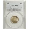 Image 1 : 1890 5C MS65 PCGS. Supremely lustrous, with traces of