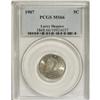 Image 1 : 1907 5C MS66 PCGS. Ex: Larry Shapiro. Gorgeous luster