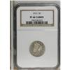 Image 1 : 1912 5C PR66 Cameo NGC. Excellent contrast appears on