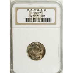 1913 5C Type One MS67 NGC. The strike is sharp and the