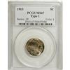 Image 1 : 1913 5C Type One MS67 PCGS. This impressive Superb Gem