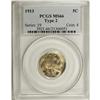 Image 1 : 1913 5C Type Two MS66 PCGS. The bright satiny surfaces