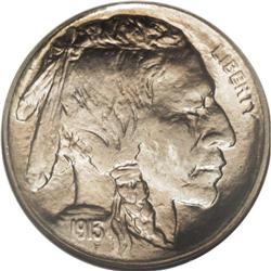 1913-S 5C Type Two MS67 NGC. James Earle Fraser made h