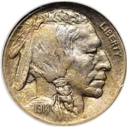 1914/3-S 5C MS64 NGC. FS-014.89. Of the 1914/3-S, Davi