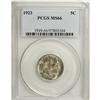 Image 1 : 1923 5C MS66 PCGS. Fully brilliant light gray surfaces
