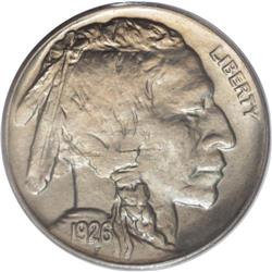 1926-D 5C MS65 PCGS. This softly lustrous gold-toned G